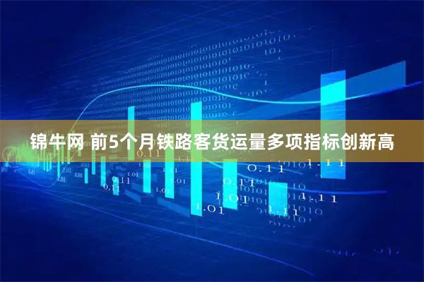 锦牛网 前5个月铁路客货运量多项指标创新高
