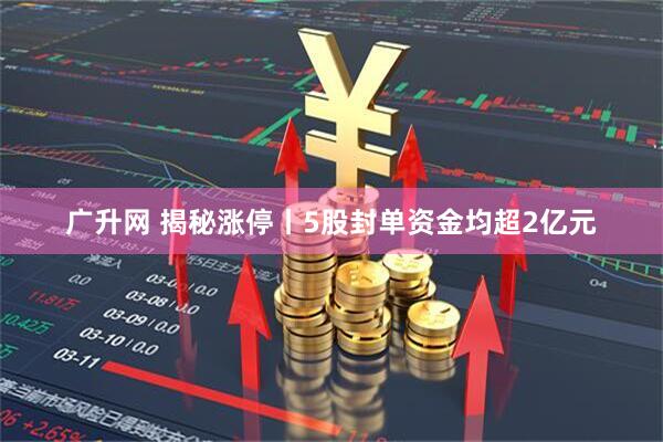 广升网 揭秘涨停丨5股封单资金均超2亿元